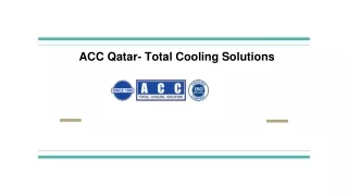 acc qatar total cooling solutions