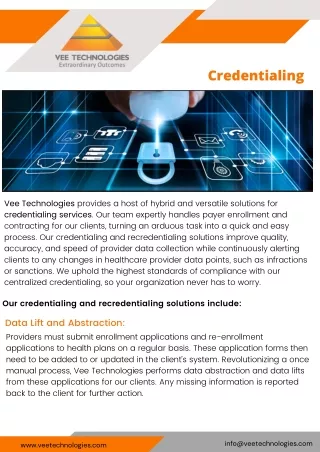 Credentialing