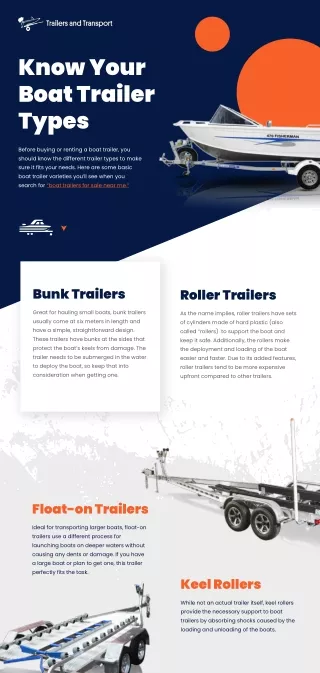 Know Your Boat Trailer Types