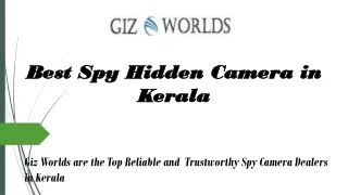 Best Spy Hidden Camera in Kerala