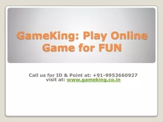 gameking play online game for fun