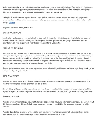 ad ndan da anla laca gibi ilingirler anahtar