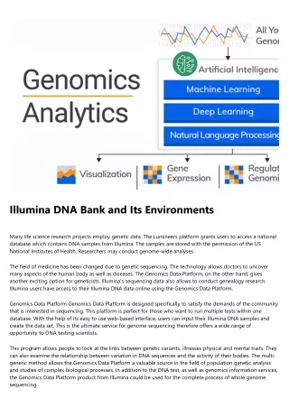 The Of Ngs Data Analysis