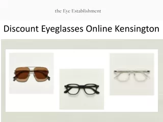 Discount Eyeglasses Online Kensington