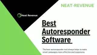 Best Autoresponder Software Compared Reviewed By Neat Revenue