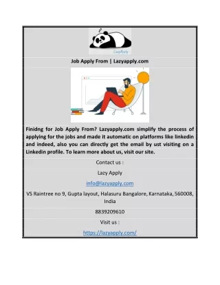 job apply from lazyapply com