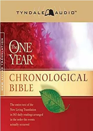 Prime Reading One Year Chronological Bible-NLT ([Read online])