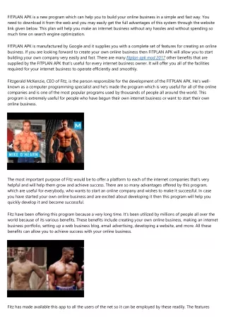 fitplan apk is a new program which can help
