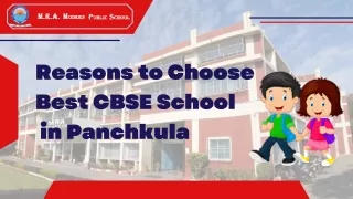 Worried For Your Child's Future? Enroll in the Best School in Panchkula