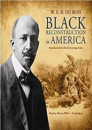 E Books Black Reconstruction in America ([Read online])