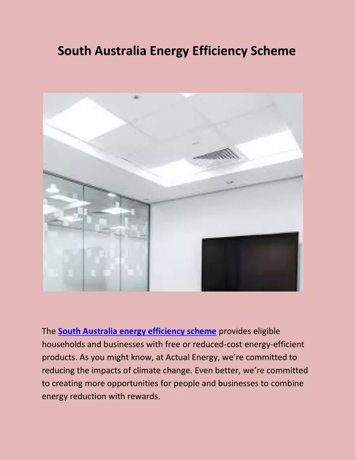 south australia energy efficiency scheme