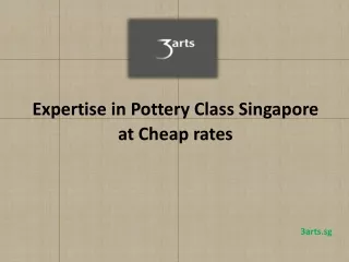 Expertise in Pottery Class Singapore at Cheap rates