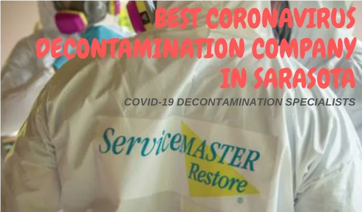best coronavirus decontamination company