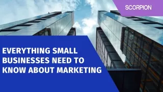Everything Small Businesses Need to Know About Marketing