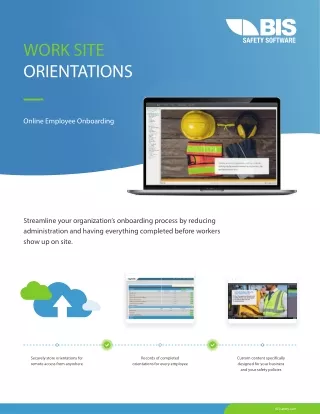 Online Employee Work Site Orientations