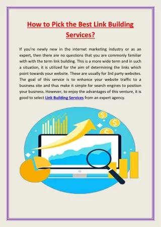 how to pick the best link building services