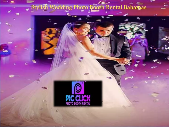 stylish wedding photo booth rental bahamas