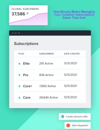 How Recurly Makes Managing Your Customer Subscriptions Easier Than Ever