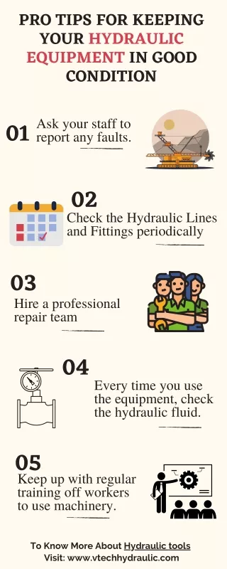 pro tips for keeping your hydraulic equipment