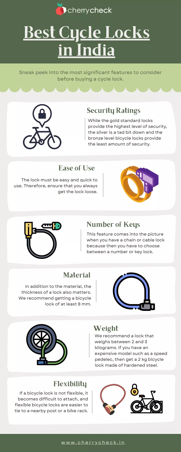 best cycle locks in india