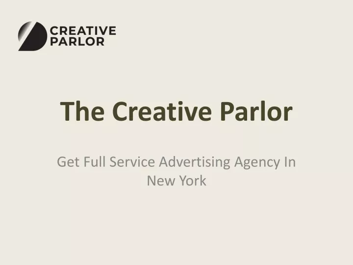 the creative parlor