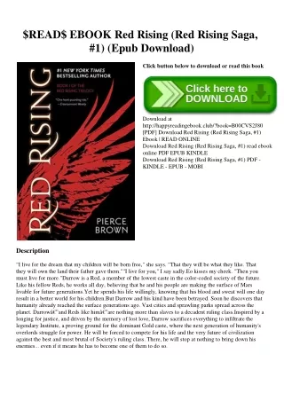 $READ$ EBOOK Red Rising (Red Rising Saga  #1) (Epub Download)