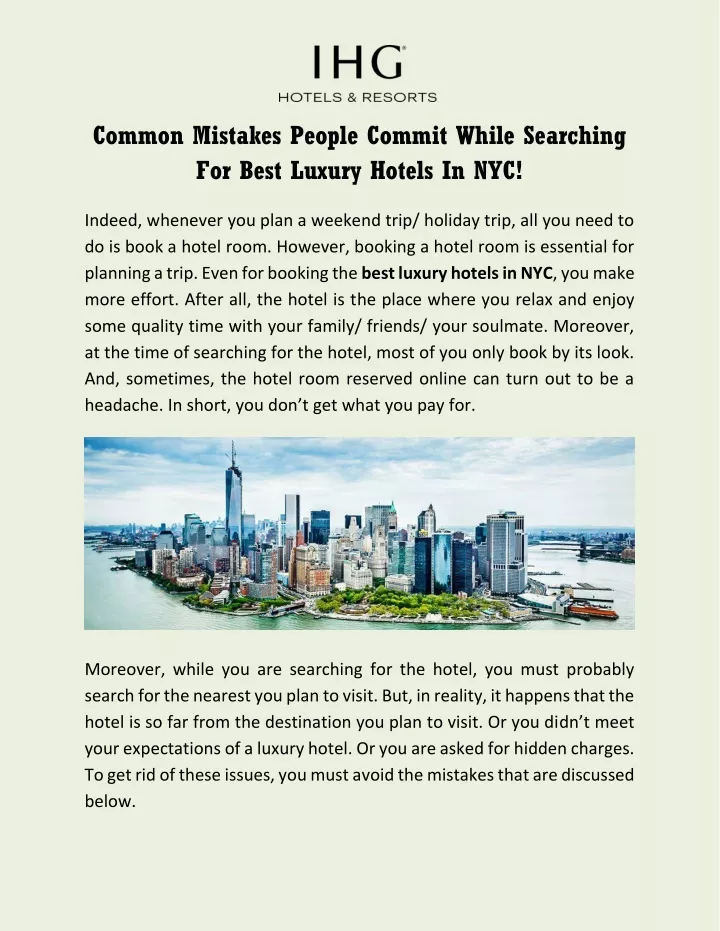 common mistakes people commit while searching