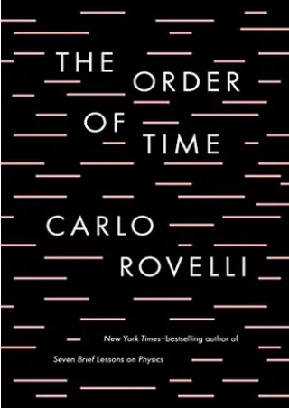 eBooks online The Order of Time E-books online
