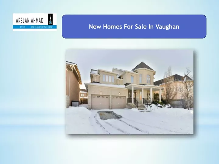 new homes for sale in vaughan