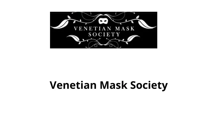 venetian mask society