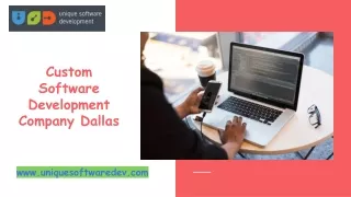 Custom Software Development Company Dallas