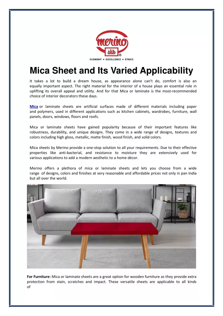 mica sheet and its varied applicability it takes