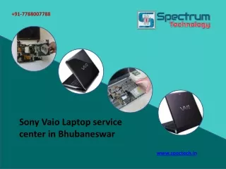 Sony Vaio Laptop service center in Bhubaneswar