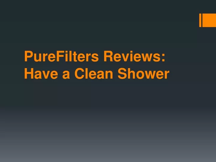 purefilters reviews have a clean shower