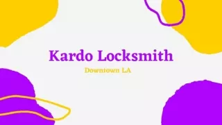 Kardo Locksmith - Downtown LA - PDF