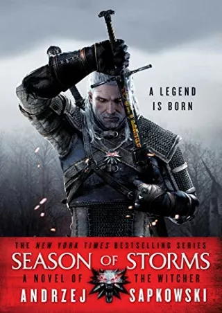 Kindle Unlimited Season of Storms (The Witcher, #8) For Kindle