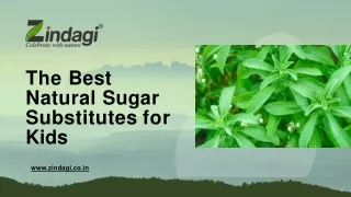 What are the Best Natural Sugar Substitutes for Kids?