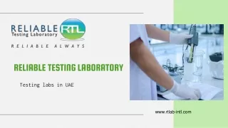 reliable testing laboratory