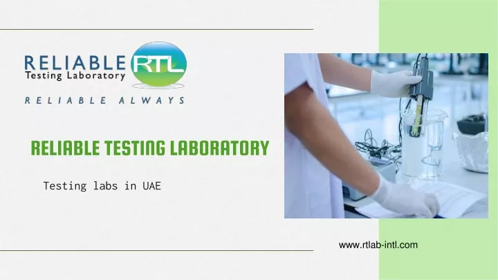 reliable testing laboratory