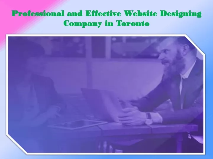 professional and effective website designing