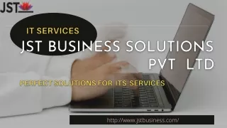 JST BUSINESS SOLUTIONS PVT LTD