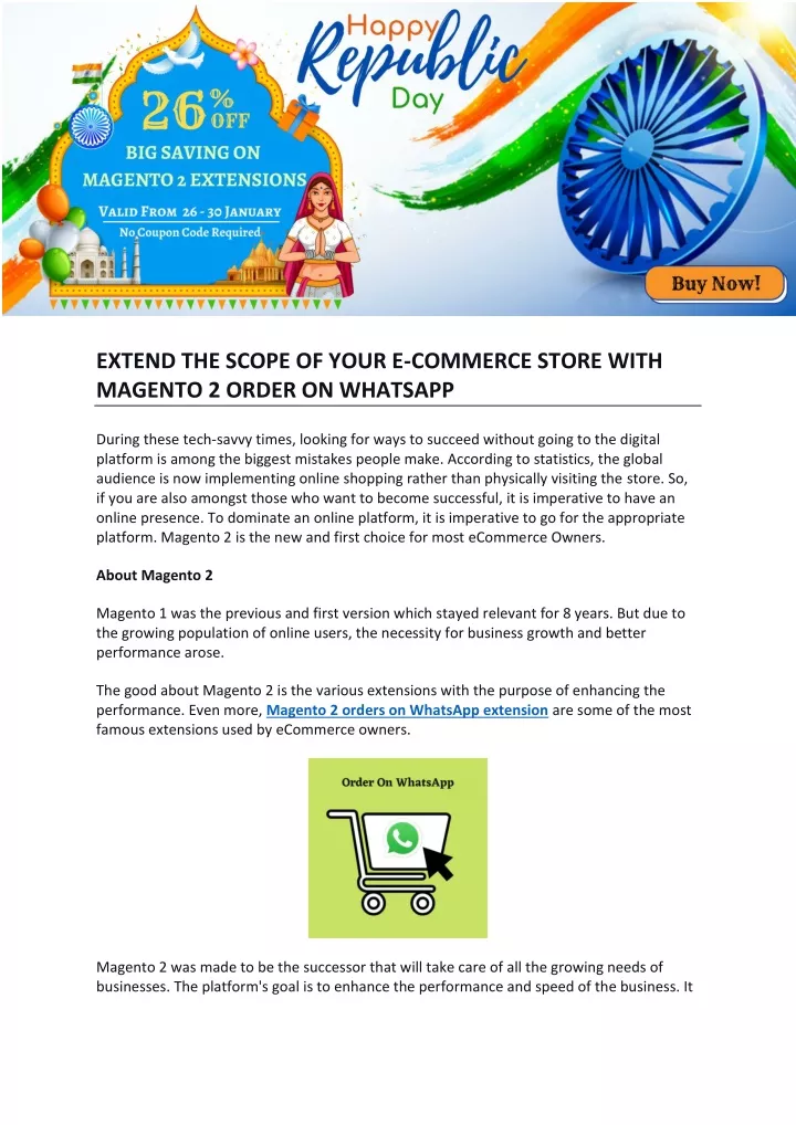 extend the scope of your e commerce store with