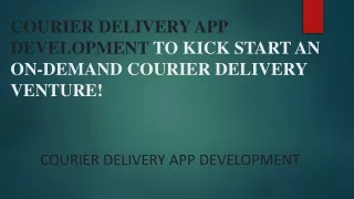 uber for courier app script with expert support