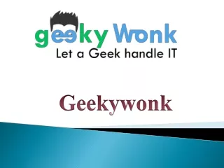 Website Development Services | Ecommerce Website Development- GeekyWonk.
