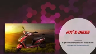 joy e bikes