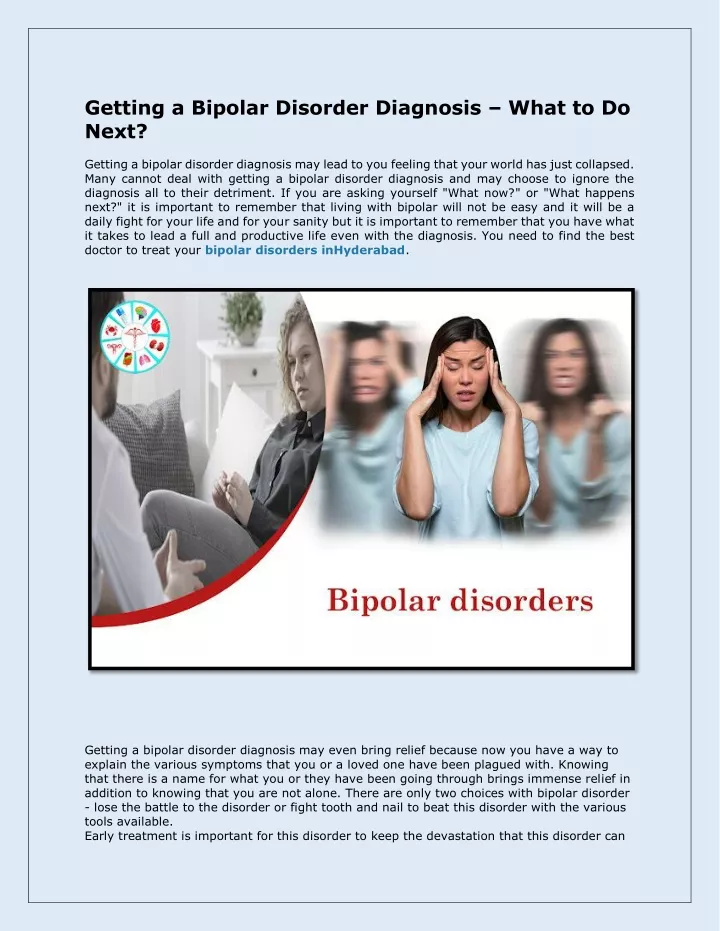 getting a bipolar disorder diagnosis what