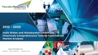 India Water and Wastewater Market Size, Share, Industry Report, 2030