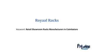 Retail Showroom Racks Manufacturers in Coimbatore