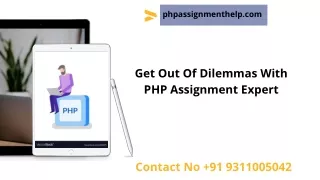 Get Out Of Dilemmas With PHP Assignment Expert