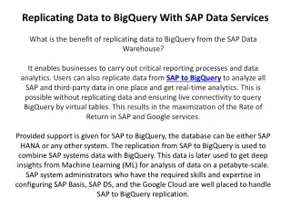 SAP to BigQuery .ppp
